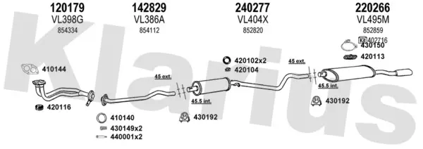 Изпускателна система KLARIUS             