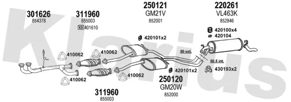 Изпускателна система KLARIUS             