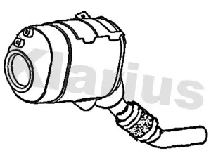 филтър за сажди-твърди частици, изпускателна система KLARIUS             