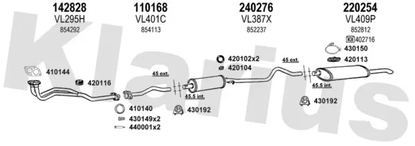 Изпускателна система KLARIUS             