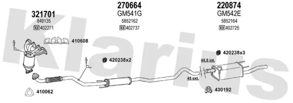 Изпускателна система KLARIUS             
