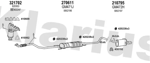 Изпускателна система KLARIUS             