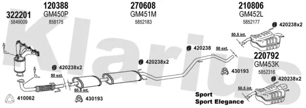 Изпускателна система KLARIUS             