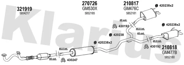 Изпускателна система KLARIUS             