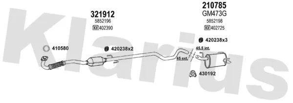 Изпускателна система KLARIUS             