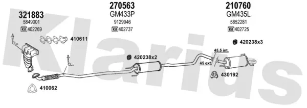 Изпускателна система KLARIUS             