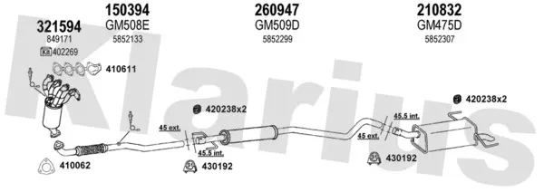 Изпускателна система KLARIUS             