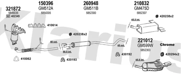 Изпускателна система KLARIUS             