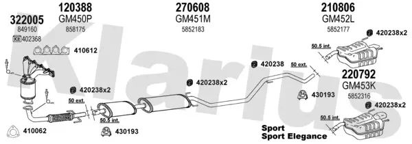 Изпускателна система KLARIUS             