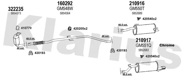 Изпускателна система KLARIUS             