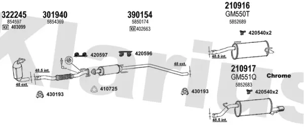 Изпускателна система KLARIUS             