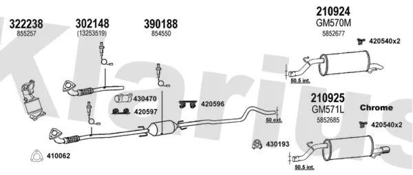 Изпускателна система KLARIUS             