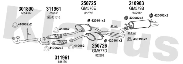 Изпускателна система KLARIUS             