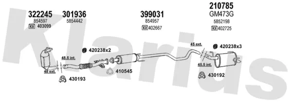Изпускателна система KLARIUS             