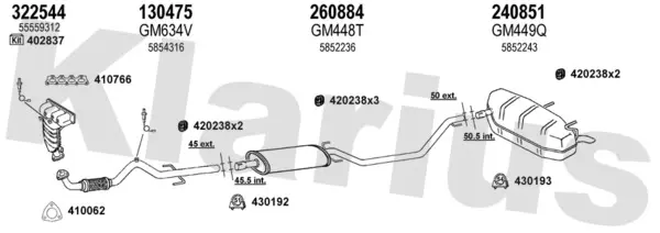 Изпускателна система KLARIUS             