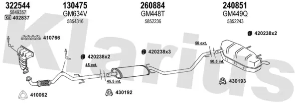 Изпускателна система KLARIUS             