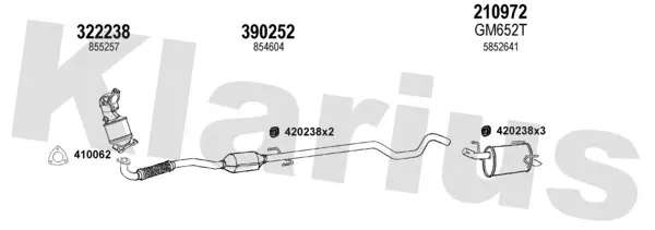 Изпускателна система KLARIUS             