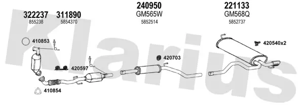 Изпускателна система KLARIUS             