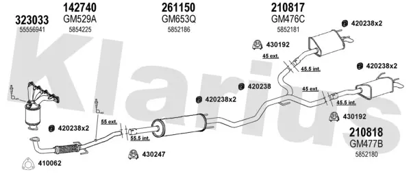 Изпускателна система KLARIUS             