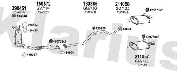 Изпускателна система KLARIUS             