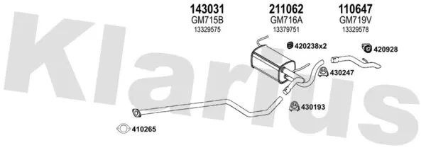 Изпускателна система KLARIUS             