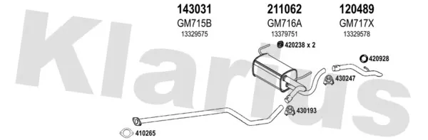 Изпускателна система KLARIUS             