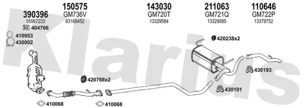 Изпускателна система KLARIUS             