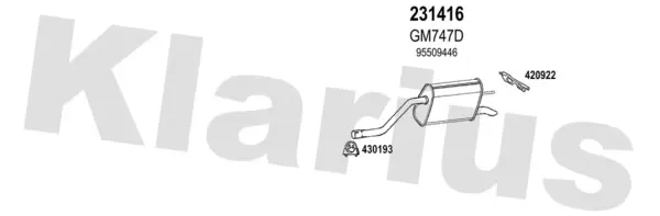 Изпускателна система KLARIUS             