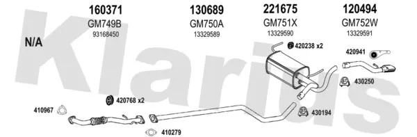 Изпускателна система KLARIUS             