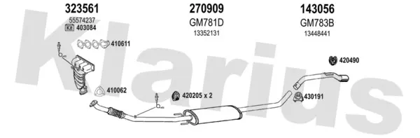 Изпускателна система KLARIUS             