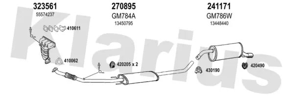 Изпускателна система KLARIUS             
