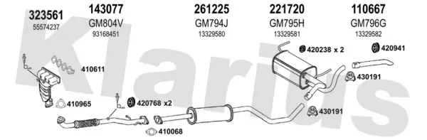 Изпускателна система KLARIUS             