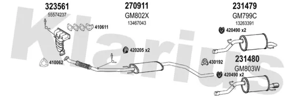 Изпускателна система KLARIUS             