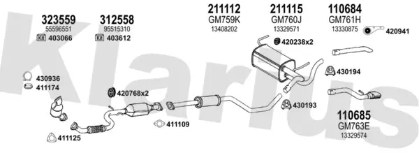 Изпускателна система KLARIUS             