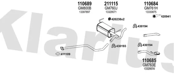 Изпускателна система KLARIUS             
