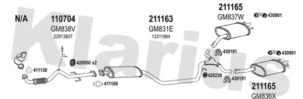 Изпускателна система KLARIUS             