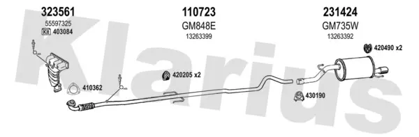 Изпускателна система KLARIUS             