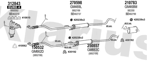 Изпускателна система KLARIUS             