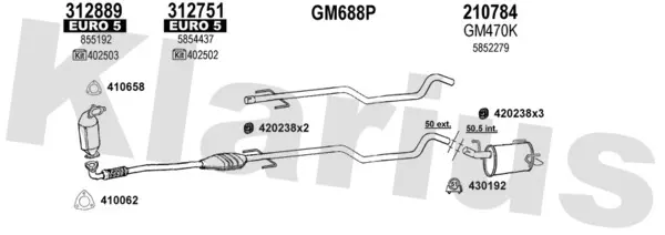 Изпускателна система KLARIUS             