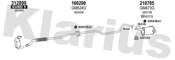 Изпускателна система KLARIUS             