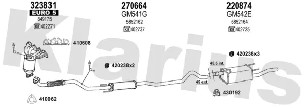 Изпускателна система KLARIUS             
