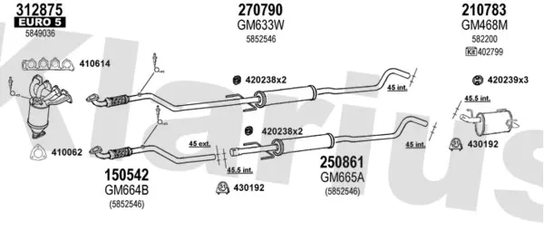 Изпускателна система KLARIUS             