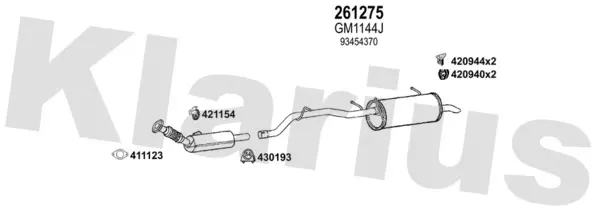 Изпускателна система KLARIUS             