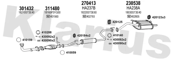 Изпускателна система KLARIUS             