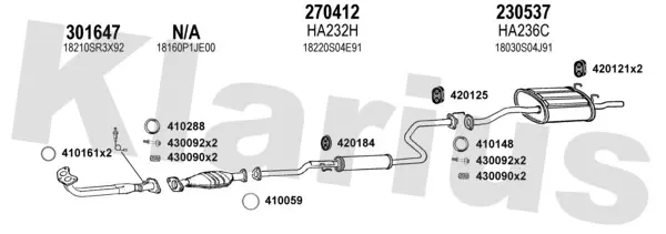 Изпускателна система KLARIUS             