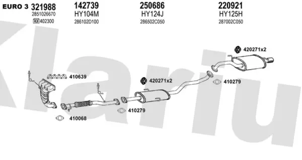 Изпускателна система KLARIUS             