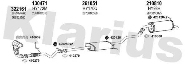 Изпускателна система KLARIUS             
