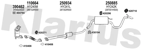 Изпускателна система KLARIUS             