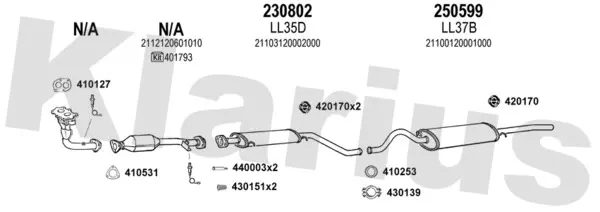 Изпускателна система KLARIUS             