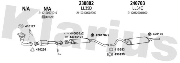 Изпускателна система KLARIUS             